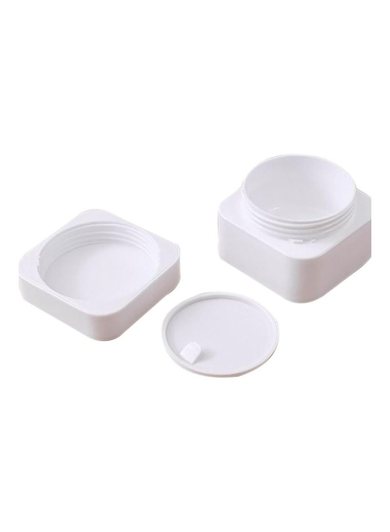 Oasisgalore 4PCS Refillable Cream Jars with Lids, Leakproof Travel Cosmetic Containers - Image 5