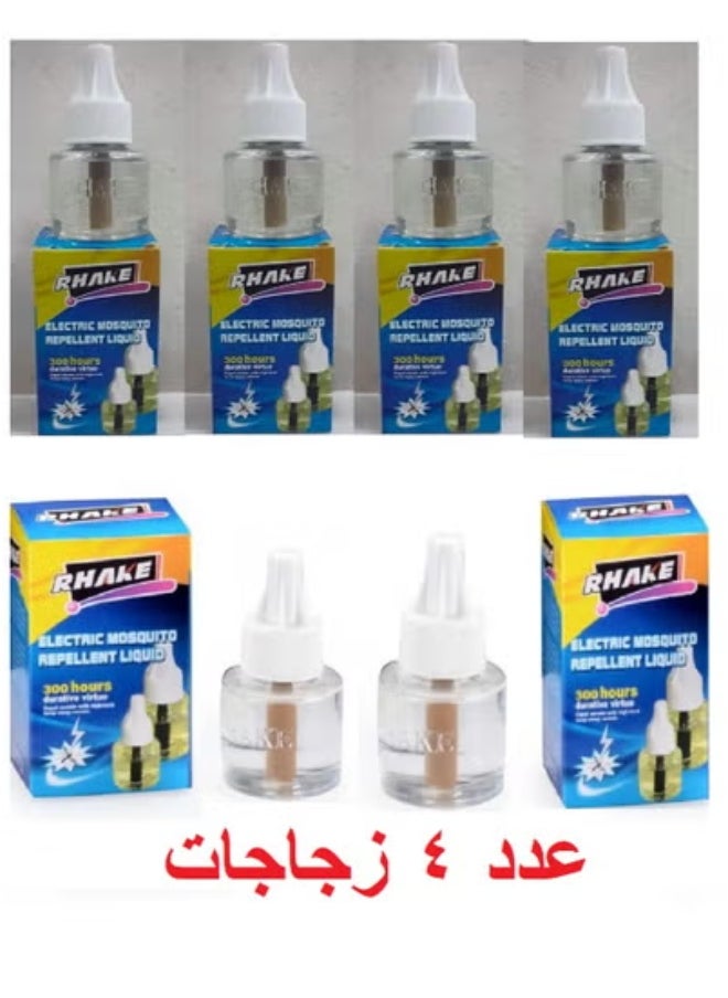 Rhake 4 Packs of Mosquito and Insect Repellent Liquid, for Electric Mosquito Repellent Device  - Image 1