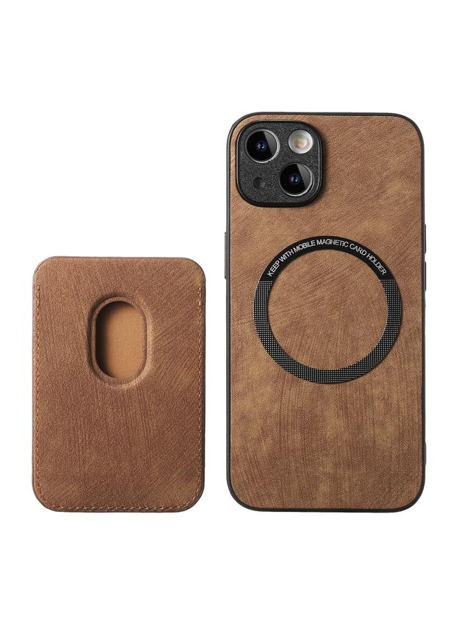 اس-توب جراب هاتف مغناطيسي بتصميم كلاسيكي من الجلد لهاتف iPhone 13 Pro - Image 3