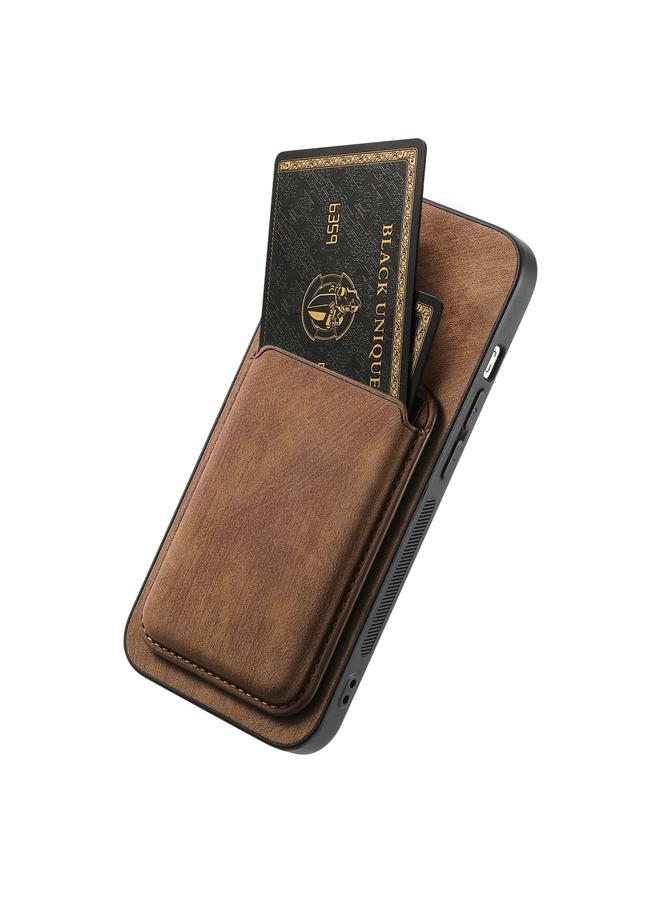 اس-توب جراب هاتف مغناطيسي بتصميم كلاسيكي من الجلد لهاتف iPhone 13 Pro - Image 4