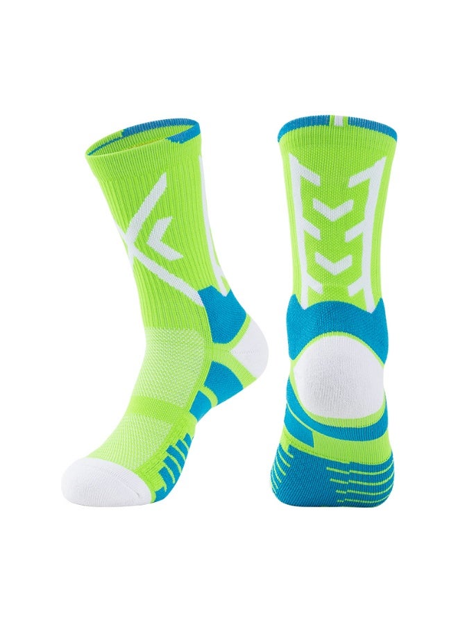 KUYING Fashion Anti Slip Breathable Sports Socks Six Piece Set