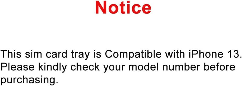 Perzework SIM Card Tray Holder Slot Replacement Compatible with iPhone 13 (Blue) with Waterproof Rubber Ring and Eject Pin - Image 4