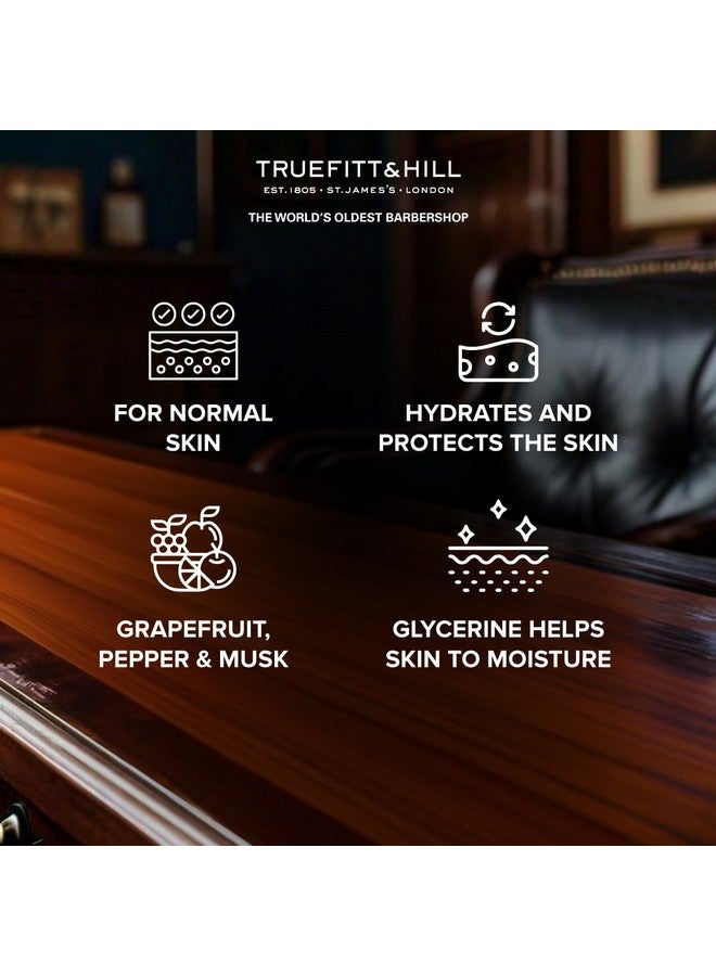 Truefitt & Hill Apsley Shaving Cream For men | 190gm Bowl |All Skin Type | Glycerine based |Smooth Razor Glide|Rich Lather|Contains Essential Oils | All Natural - Image 4
