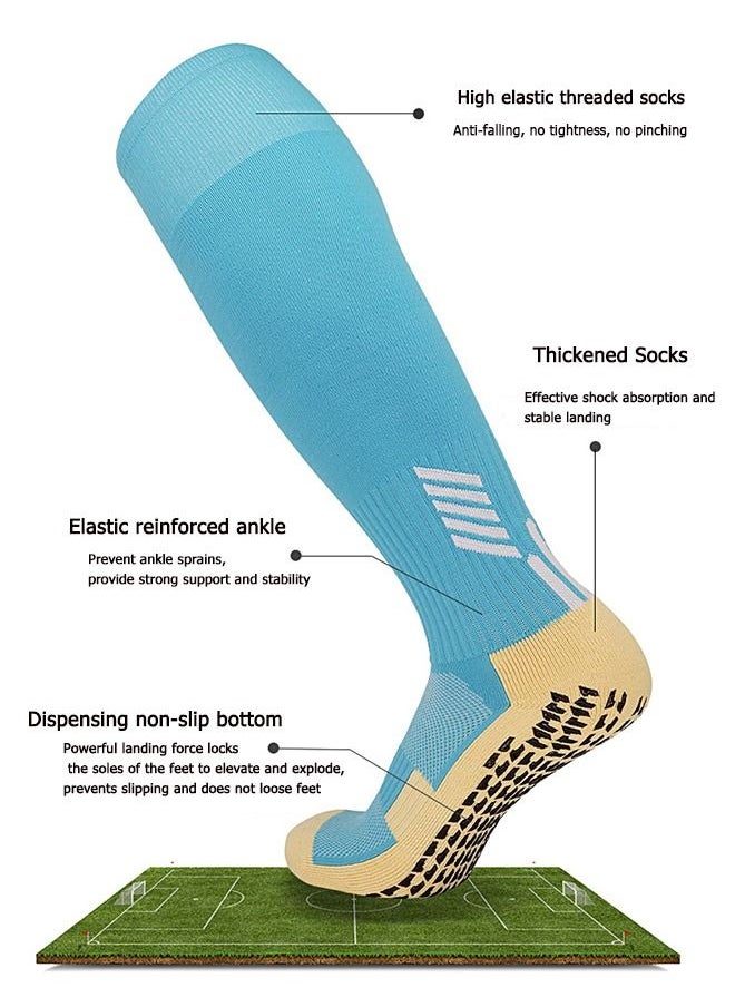Arabest Soccer socks, sports knee socks over the knee compression compression sports socks for men and women running training football thick thermal socks (one pair)  - Image 3