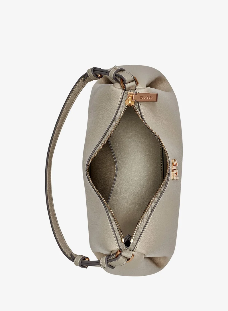 DKNY Beige Remy Top-zip Shoulder Bag for Women | Best Price UAE