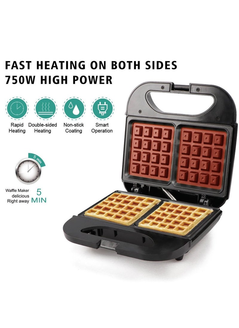 RAF Household Double-sided Heating Waffle Maker Machine Multifunctional Breakfast Machine Bread Machine - Image 3