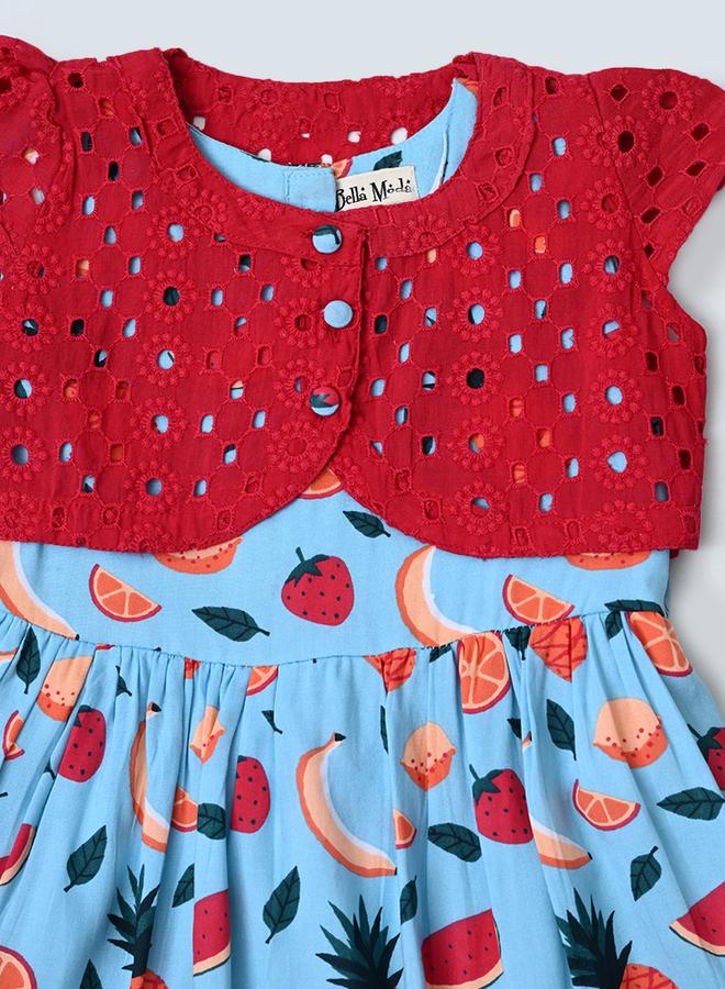 بيلا مودا فستان بطبعة فواكه - Image 3