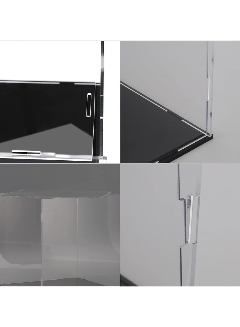 TPGP Display Case for Collectibles Assemble Clear Acrylic Box Alternative Glass Case for Display Action Figures Home Storage & Organizing Toys (9.8x9.8x15.7inch;25x25x40cm) - Image 2