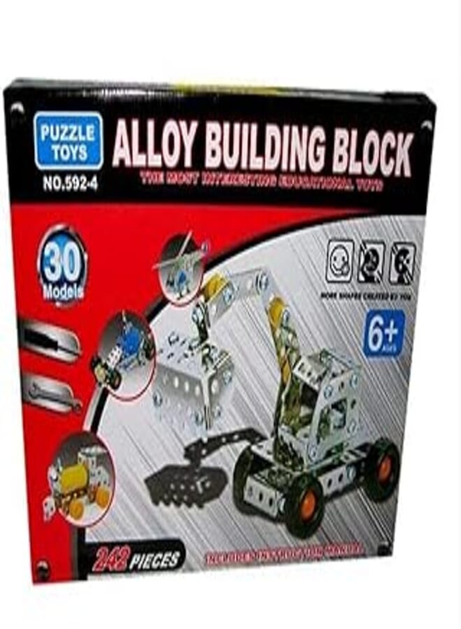 Meccano set for 30 different models, 242 pcs