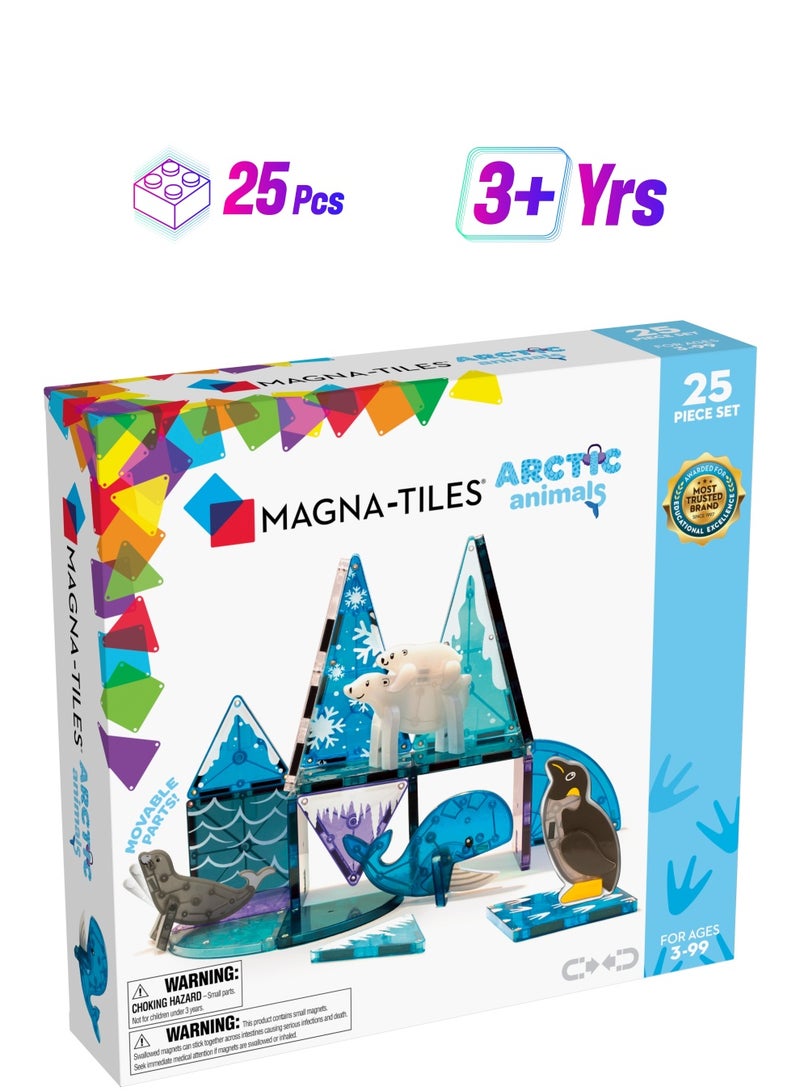 MAGNA-TILES Arctic Animals 25 Piece Set - Image 1