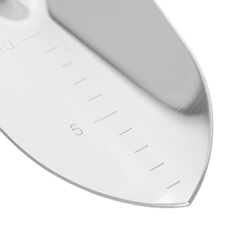 Stainless Steel Garden Shovel Trowel with Wood Handle and Measurement Mark for Digging Planting Outdoor Gardening - Image 4