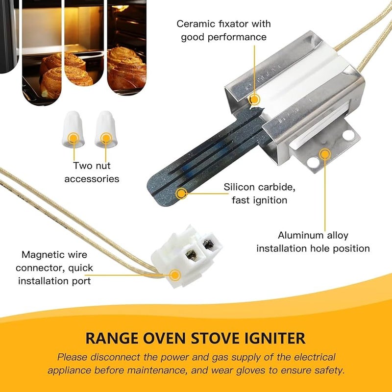 Frigidaire Gas Oven Stove Flat Igniter Replacement Part FPGF3077QFA FPGF3077QFB - Image 5