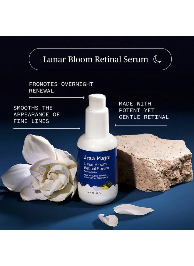 Ursa Major Ursa Major Lunar Bloom Retinal Serum | Potent & Gentle Facial Moisturizer | Smooth Fine Lines & Wrinkles | Vegan & Cruelty-Free | For All Skin Types | 1.0 ounce  - Image 2