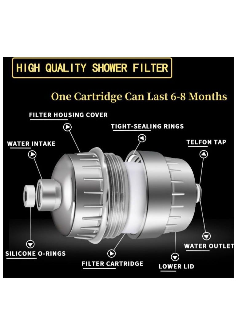 Shower filter set water purification set shower water purifier shower purifier shower filter - Image 5