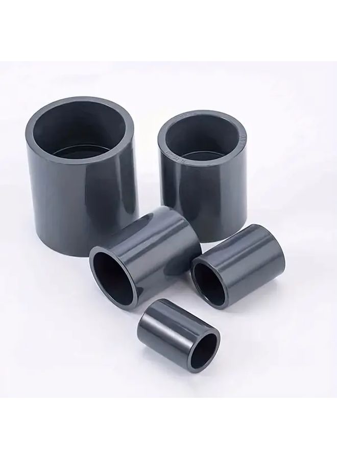 8pcs 1 2 Inch Gray PVC Pipe Straight Connector UPVC Water Supply Direct Fitting for Fish Tank Aquarium Inlet Outlet Plumbing Durable Plastic Corrosion Resistant - Image 2