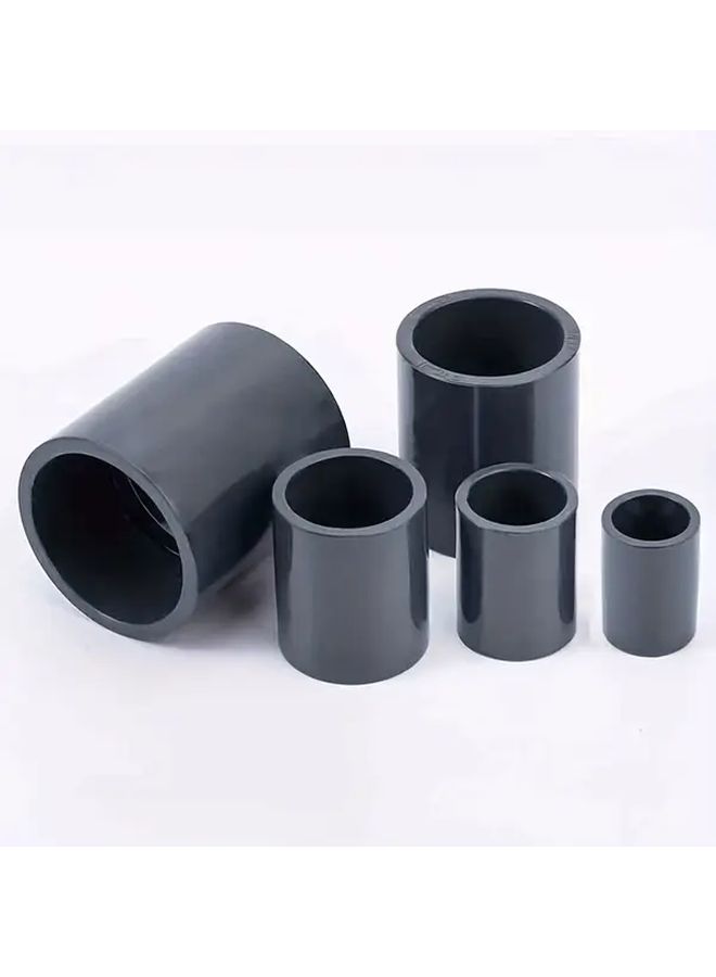 8pcs 1 2 Inch Gray PVC Pipe Straight Connector UPVC Water Supply Direct Fitting for Fish Tank Aquarium Inlet Outlet Plumbing Durable Plastic Corrosion Resistant - Image 3