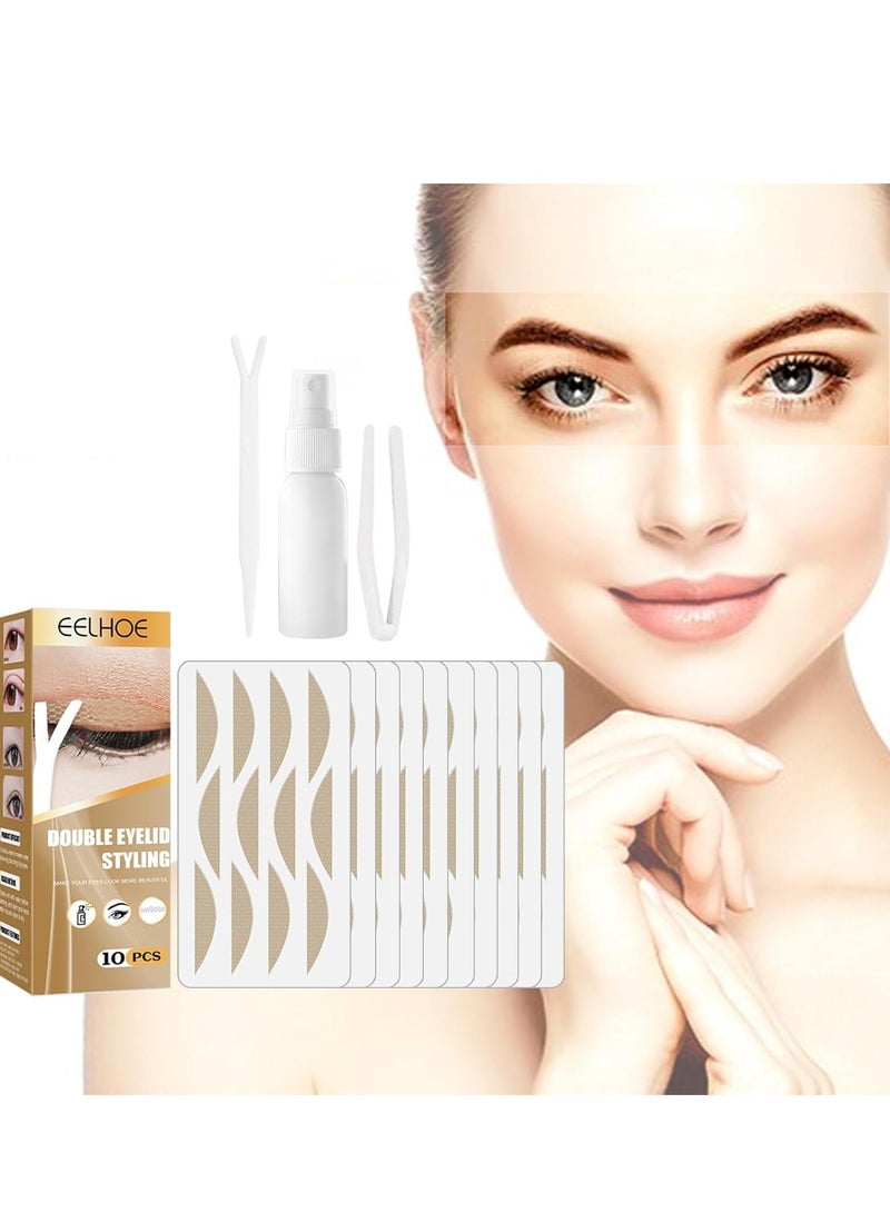 SYOSI 120 Pieces Lace Double Eyelid Sticker Invisible Tape, Natural Slim Tapes Tape Eye Stickers Sided Sticky Tapes - Image 1