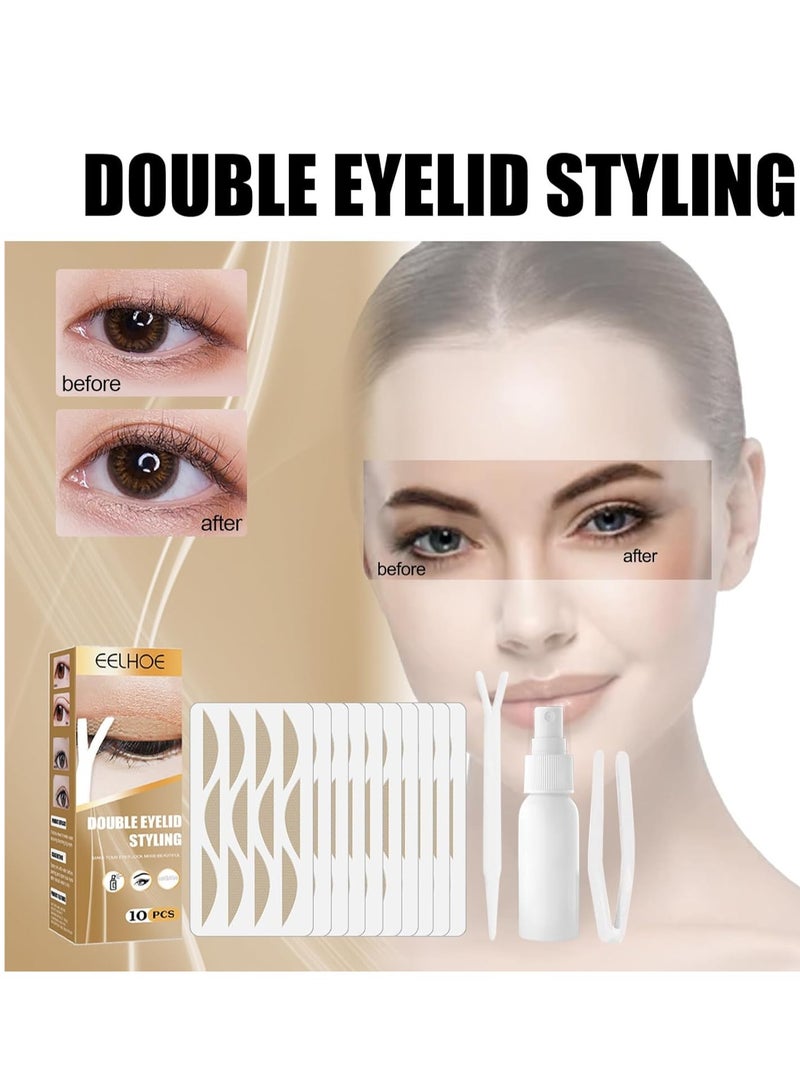 SYOSI 120 Pieces Lace Double Eyelid Sticker Invisible Tape, Natural Slim Tapes Tape Eye Stickers Sided Sticky Tapes - Image 2