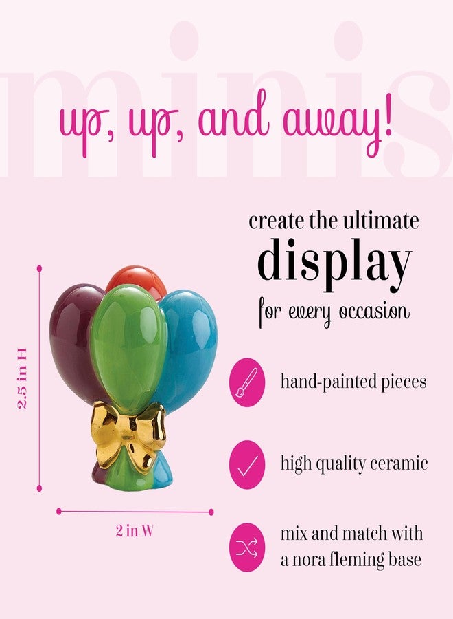 nf nora fleming Nora Fleming Hand-Painted Mini: up up and Away (Balloons) A277 - Image 3
