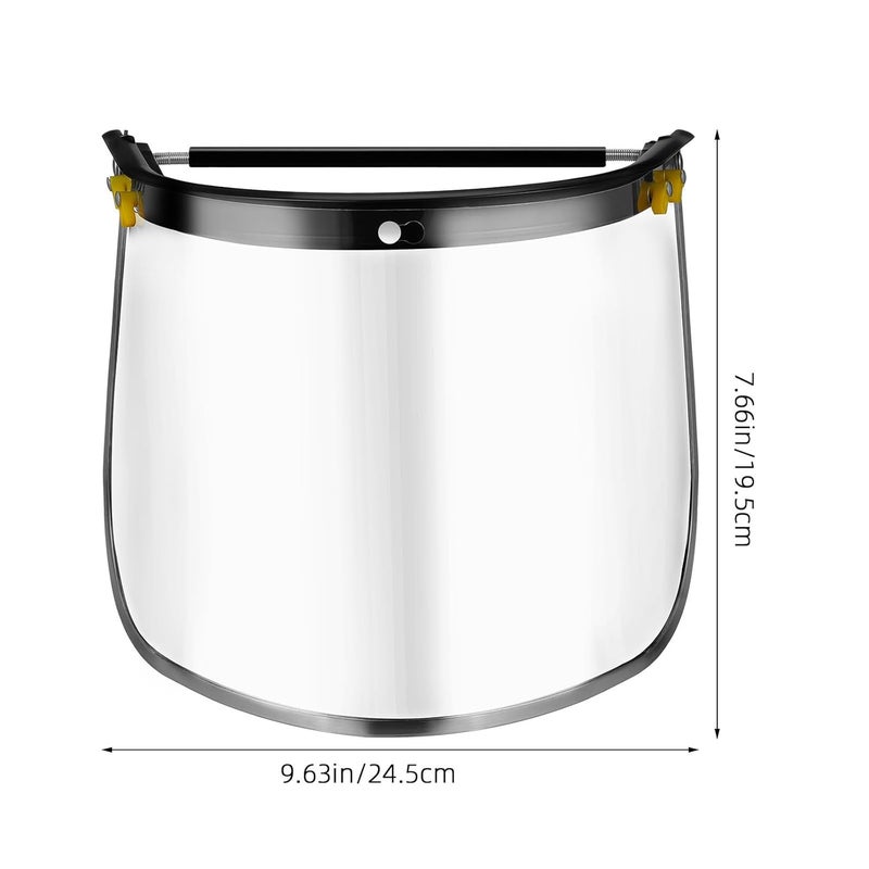 Impact Resistant Facial Protective Shield for Hard Hat, Anti-fog Visor Attachment for Welding, Grinding, Cutting Safety, Industrial Face Guard Random Color - Image 2
