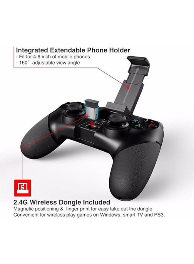 2.4G Wireless Game Controller with 2.4G Bluetooth Receiver Wireless Gamepad for Android ios ps3 Game Controller - Image 2