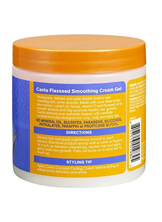 Cantu Flaxseed Smoothing Cream Gel White 453grams - Image 2