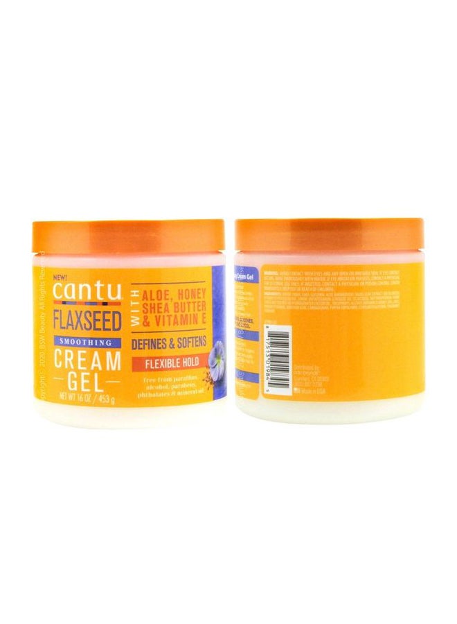 Cantu Flaxseed Smoothing Cream Gel White 453grams - Image 3