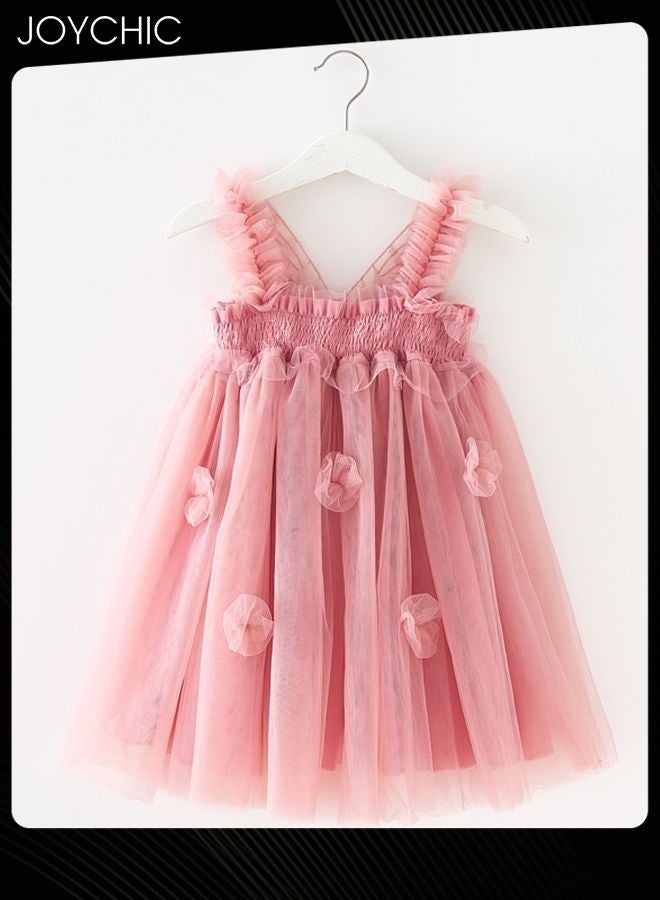 Joychic Toddler Baby Girls Sleeveless Butterfly Wing Dresses Fairy Tulle Dress Kids Dance Party Princess Dresses - Image 3