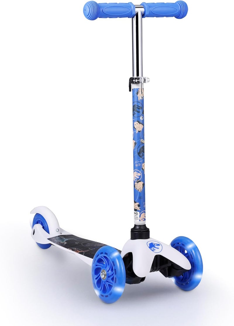 VOYAGER Self Balancing Kick Scooter with Light Up Wheels, Extra Wide Deck, 3 Wheel Platform, Foot Activated Brake, 75 lbs Limit, Kids & Toddlers Girls or Boys, for Ages 3 and Up - Image 1