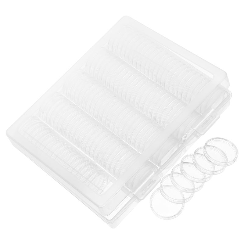 Coin Capsules Coin Case Holder For Collectors Transparent Storage Case Portable Use 1Set - Image 5