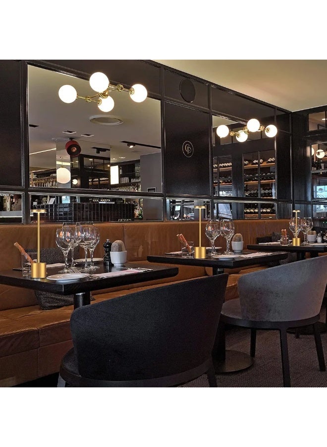 Wireless Rechargeable LED Table Lamp Metal Desk Lamp with Touch,3 Color Modes and Dimmable,Night Light Bedside Table Lamp for Bedroom,Study,Decorative Lighting - Image 5