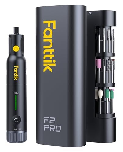 Fanttik مجموعة أدوات دوارة لاسلكية Fanttik F2 PRO بمحرك مغناطيسي قوي، محور Revostor، 5 سرعات متغيرة، 25000 دورة في الدقيقة، 55 ملحق، للتنعيم والطحن والحفر والنقش والقطع في الأعمال اليدوية المطبوعة ثلاثية الأبعاد - Image 1