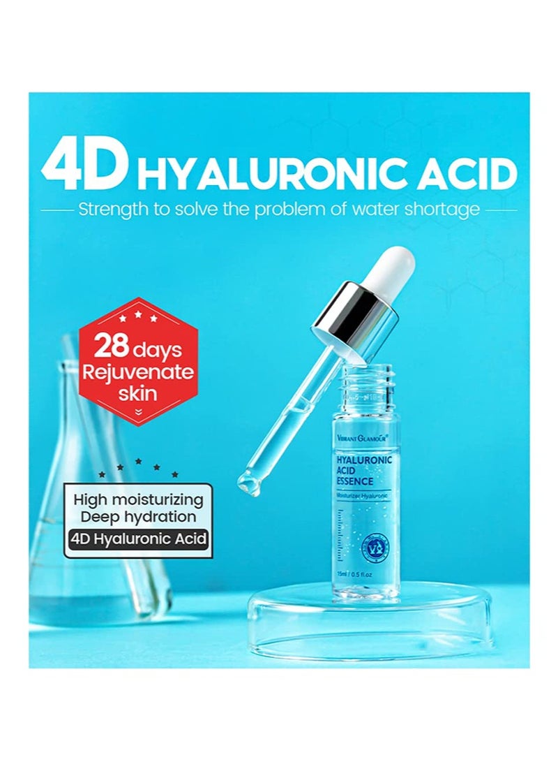 فايبرنت جلامور سيروم حمض الهيالورونيك رباعي الأبعاد، خلاصة حمض الهيالورونيك، 15 مل، سيروم مرطب للبشرة الباهتة والتالفة، يقلل التجاعيد والبقع الداكنة والخطوط الدقيقة - Image 2