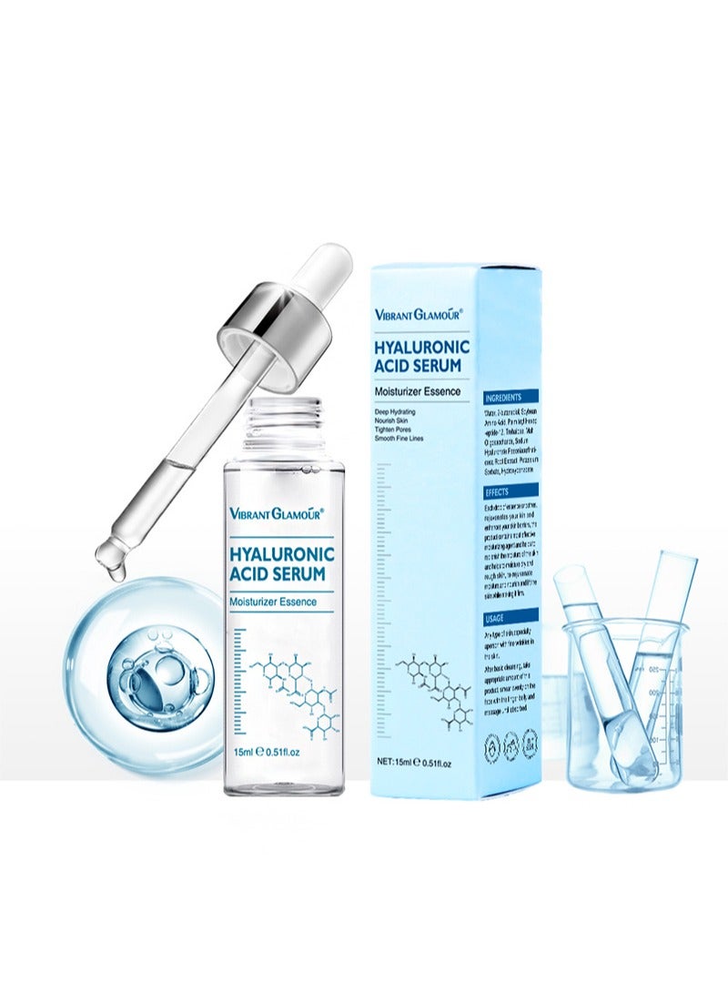 فايبرنت جلامور سيروم حمض الهيالورونيك رباعي الأبعاد، خلاصة حمض الهيالورونيك، 15 مل، سيروم مرطب للبشرة الباهتة والتالفة، يقلل التجاعيد والبقع الداكنة والخطوط الدقيقة - Image 1