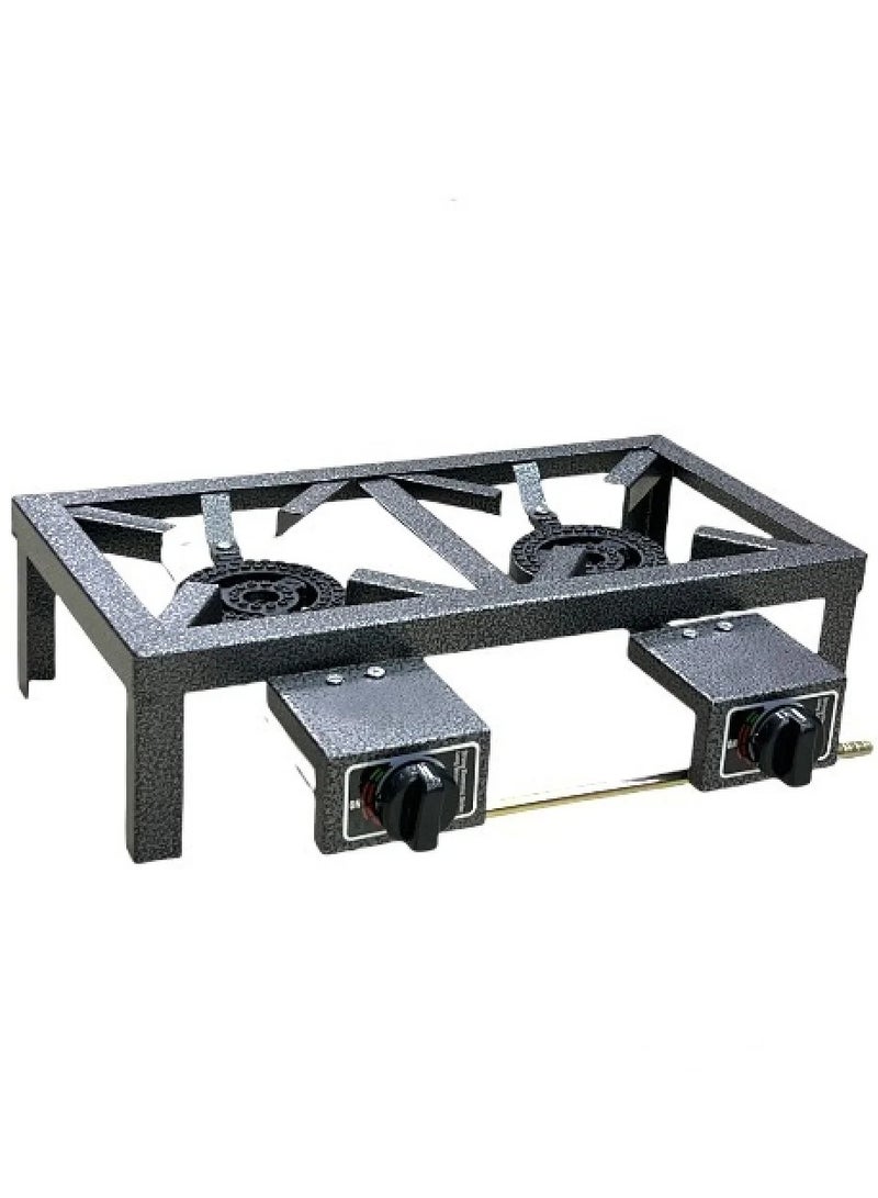 راني موقد غاز عينين لون رمادي - Image 2