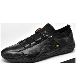 Mens Casual Leather Loafers Summer Trendy Octopus Shoes Black - pzsku/Z2FFE88700F0BC12EFBDEZ/45/1746226126/7bfab0bc-6e31-4835-aeba-60178814c71e