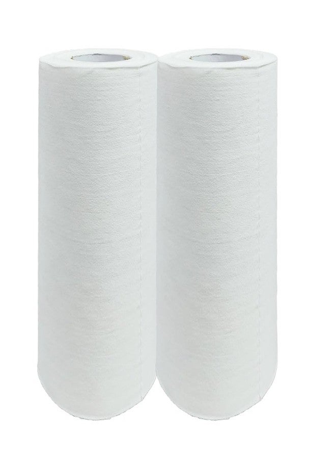 Warmfinity Multipurpose Kitchen Tissue/Towel 3 ply washable and reusable oil and moisture absorbent White Paper Roll (60 sheets per roll) (Pack of 2) - Image 1