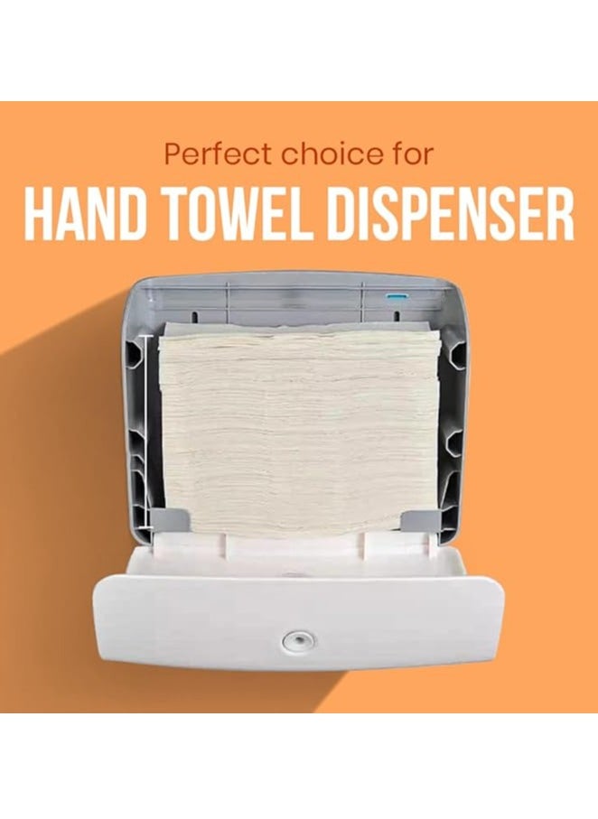 150-Sheet Interfold Tissue Hand Towel - Embossed (Paper, Pack of 2 Box)