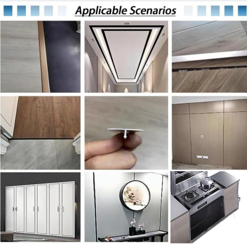 Stainless Steel Threshold Strip,Cover Strips, Aluminum Stove Counter Gap Cover, Metal Laminate Floor Strip, Floor Edging Trim Strip for Joining Floor Gaps(Purplegold,L 90 x W 2CM (36" x 3/4")) - Image 3