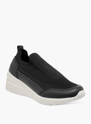 Women's Textured Slip-On Sneakers with Pull Tab Detail - pzsku/Z2FFEA5962131B1D3904DZ/45/_/1739960687/5308f631-bf2d-475b-8f2a-71d8ca6e0883