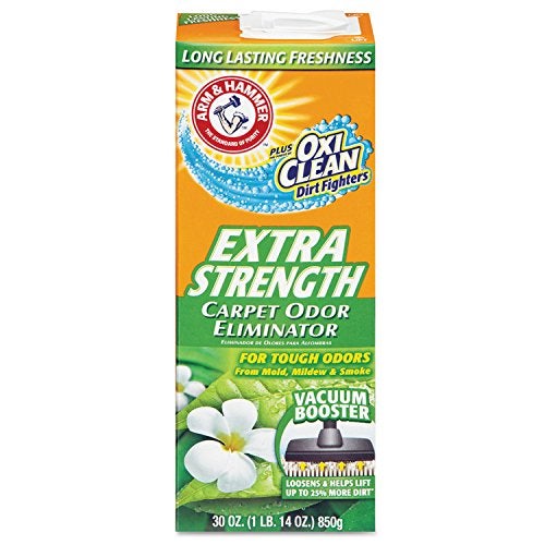 Arm & Hammer Extra Strength Odor Eliminator for Carpet and Room, 30 Oz (Pack of 6) - Image 1