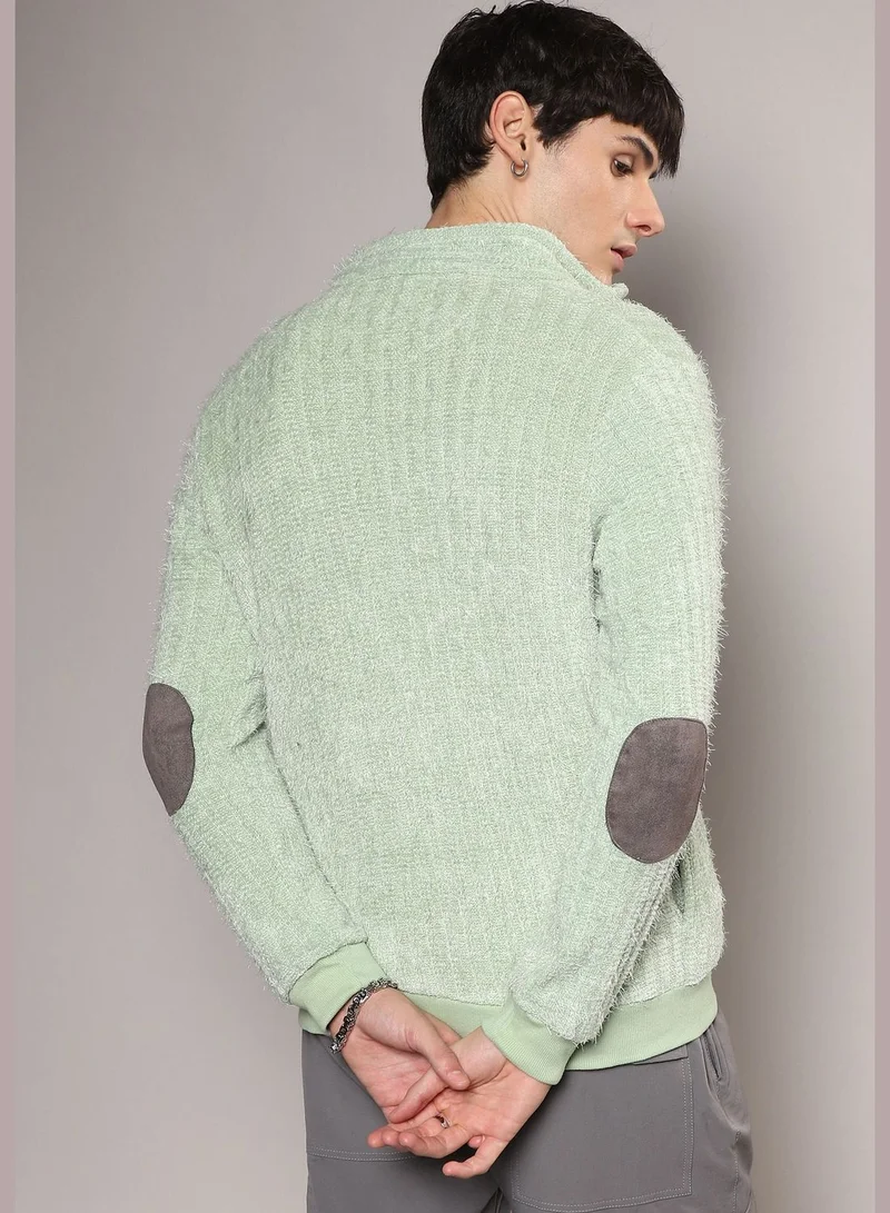 Campus Sutra Knitted Sweater