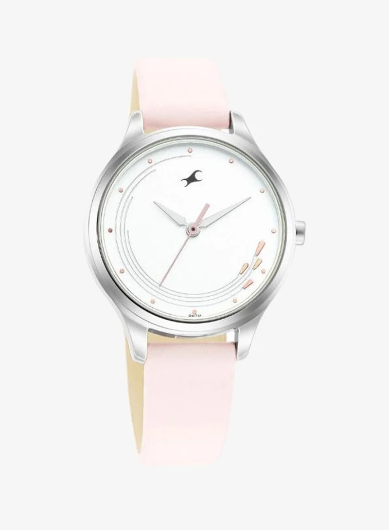 fastrack Women's Leather Analog Watch 6248SL01 - 40 mm