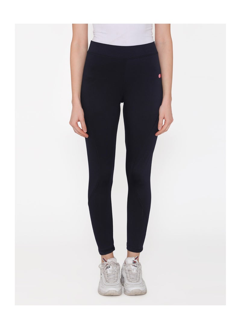 Clovia Activewear Gym Sports Tights in Navy Blue  - Image 2