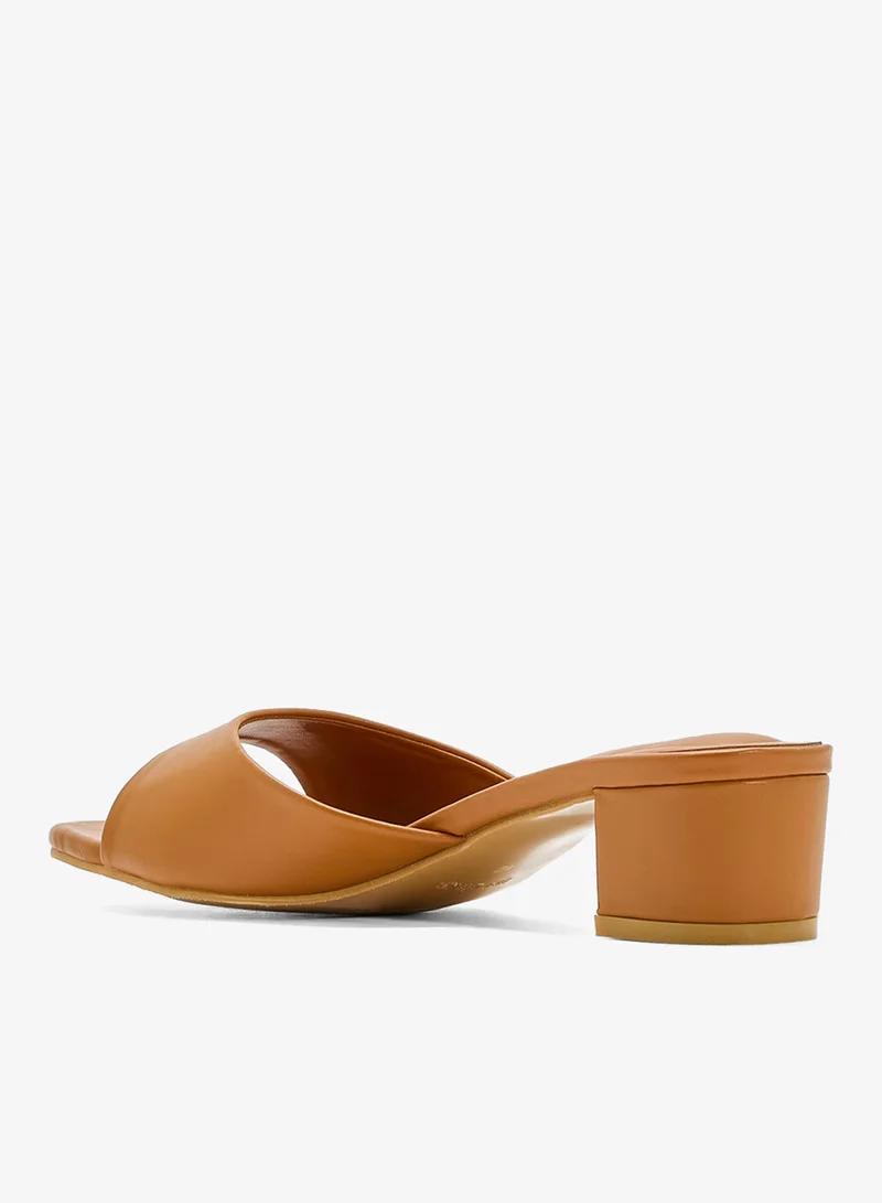 ELLA Block Heel Mule Sandal
