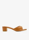 ELLA Block Heel Mule Sandal