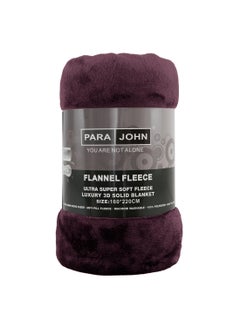 PARAJOHN Flannel Fleece Blanket Double For All Season Fluffy Blanket Warm Bed Throws For Sofa & Bed Comfortable And Soft Double Flannel Fleece Blanket  - Image 4