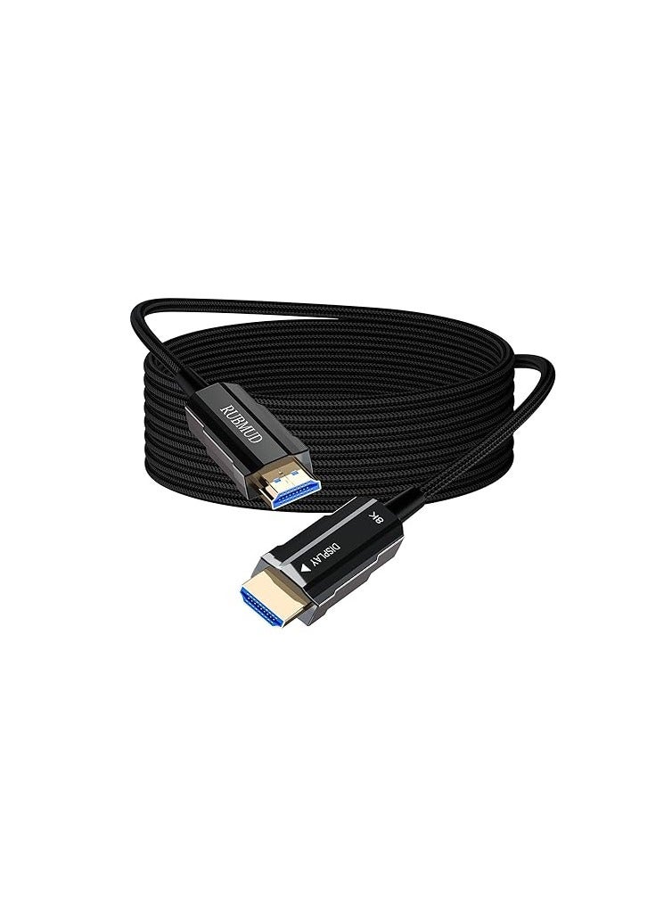 8K HDMI Fiber Optic Cable 30m – Ultra High-Speed 48Gbps HDMI 2.1, Supports 8K@60Hz, 4K@120Hz, HDR, Dolby Surround Sound – Ideal for Gaming and Home Theater  - Image 1