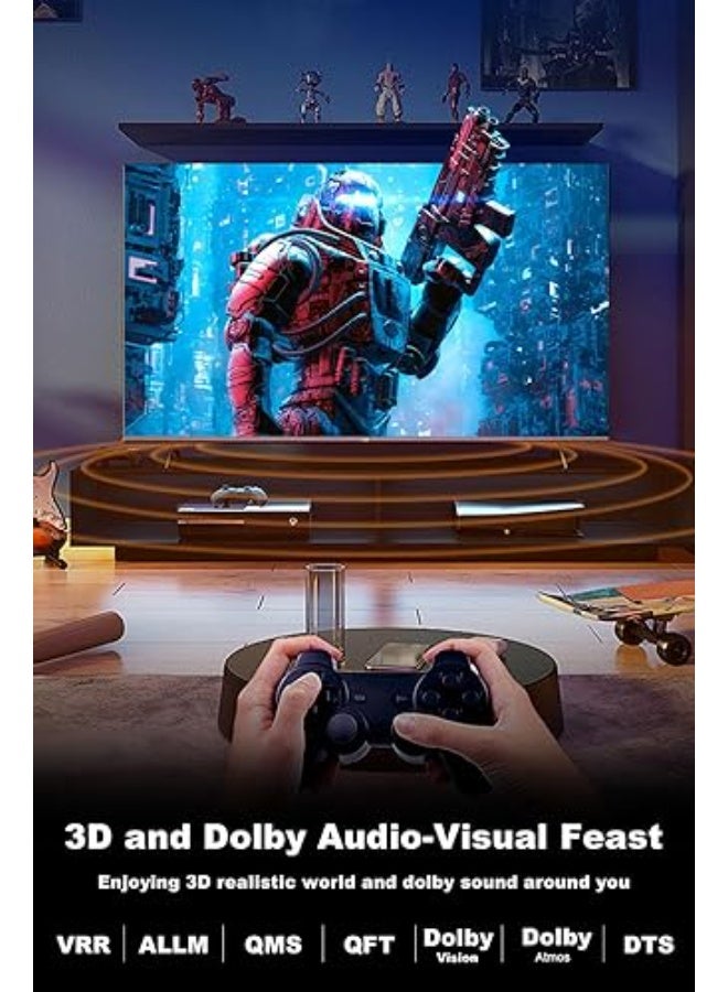 8K HDMI Fiber Optic Cable 30m – Ultra High-Speed 48Gbps HDMI 2.1, Supports 8K@60Hz, 4K@120Hz, HDR, Dolby Surround Sound – Ideal for Gaming and Home Theater  - Image 4