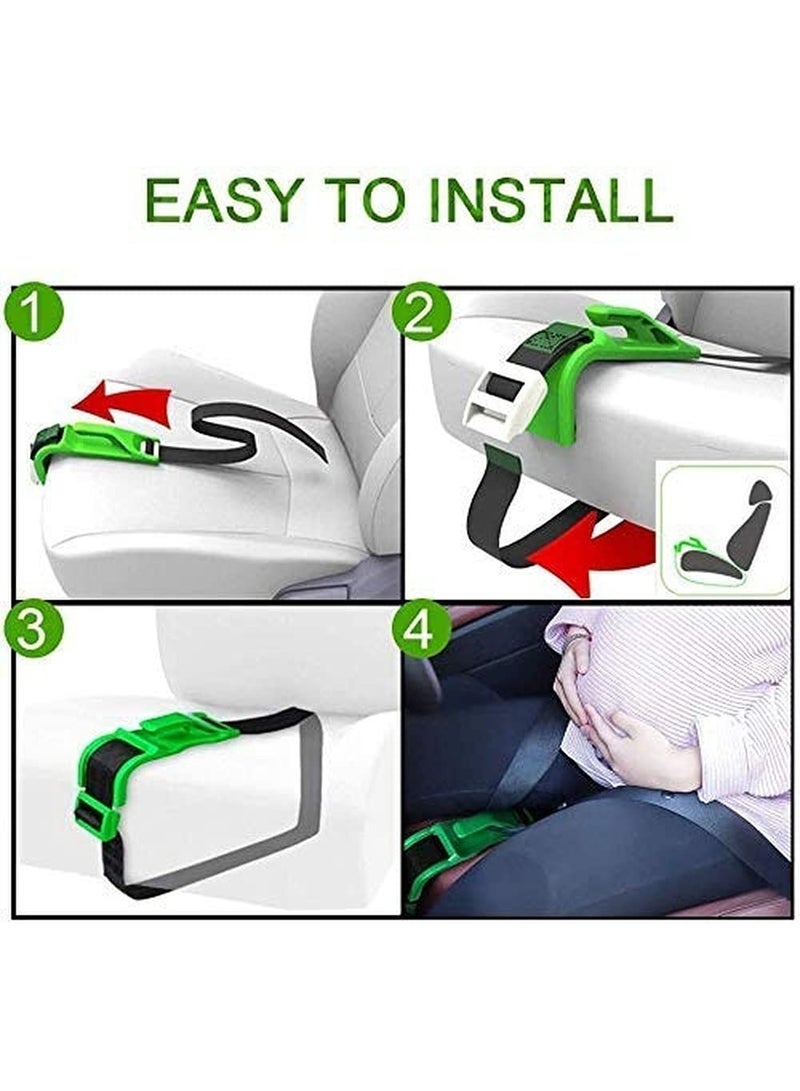 Bukela Pregnant Woman Seat Belt – Dolphin Green, Adjustable Positioner, Pregnancy Car Safety Belt - Image 4